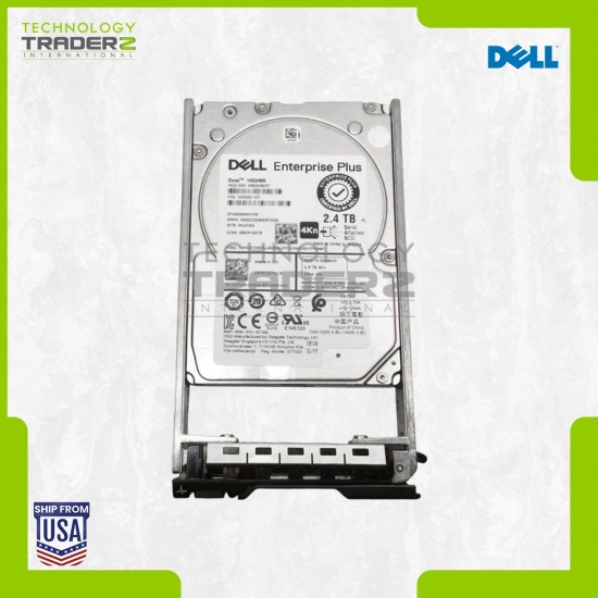 ** 2.4TB Dell 0X7NC4 10K RPM 12Gb/s 2.5" SAS Enterprise Hard Drive **