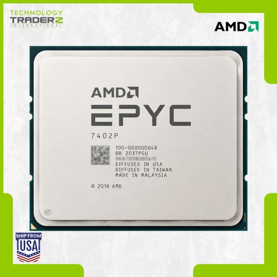 ** AMD EPYC Rome 7402P 24-Core 2.80GHz SP3 128MB CPU 100-000000048 Unlocked **