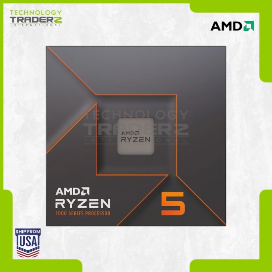 ** AMD Ryzen 5 7600X AM5 6-Core 4.7GHz Zen 4 105W Desktop CPU 100-100000593WOF