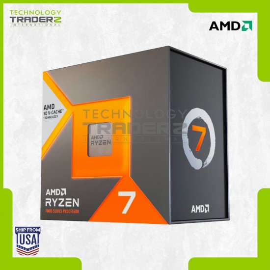 ** AMD Ryzen 7 7800X3D 8-Core 100-100000910WOF 5.0GHz 96MB L3 Cache CPU **