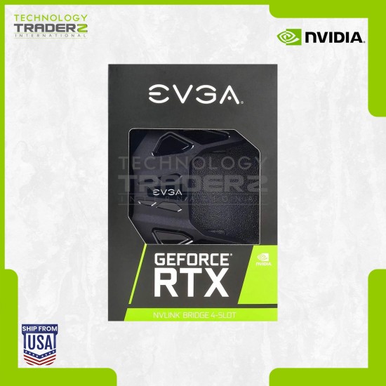 ** EVGA RTX NVLink SLI Bridge 4-Slot Spacing 100-2W-0030-LR Titan RTX **