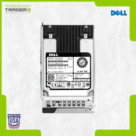 ** 3DDFT Dell 3.8TB SAS 12Gbps Mixed Use 2.5" Solid State Drive 03DDFT **