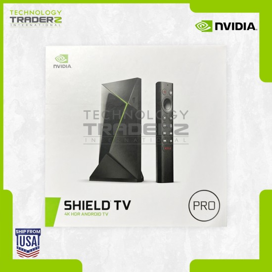 ** NVIDIA SHIELD Pro Android TV 4K HDR Streaming Media Player 945-12897-2500-101