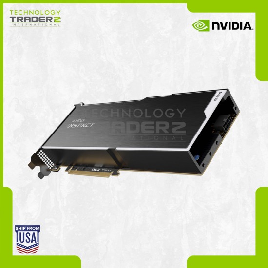 ** AMD Instinct MI210 64GB HBM2 PCIe 4.0 x16 Accelerator Graphics Card **