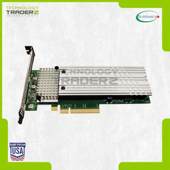 ** SuperMicro AOC-SLG4-2H8M2 Dual OCuLink PCIe Gen4 x8 NVMe HBA Adapter **