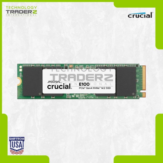 ** Crucial E100 2TB M.2 2280 NVMe PCIe Gen4 x4 Internal SSD CT2000E100SSD8 **