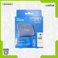** CT8000X10SSD9 Crucial X10 8TB USB-C USB 3.2 Portable External SSD **