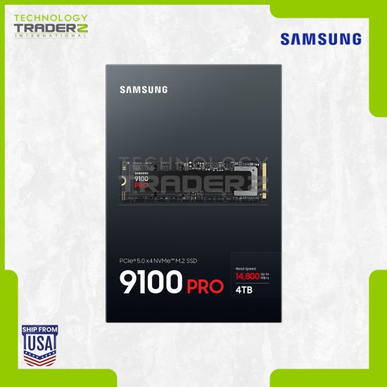 ** MZ-VAP4T0 Samsung 9100 PRO 4TB M.2 2280 NVMe PCIe 5.0 x4 Solid State Drive **