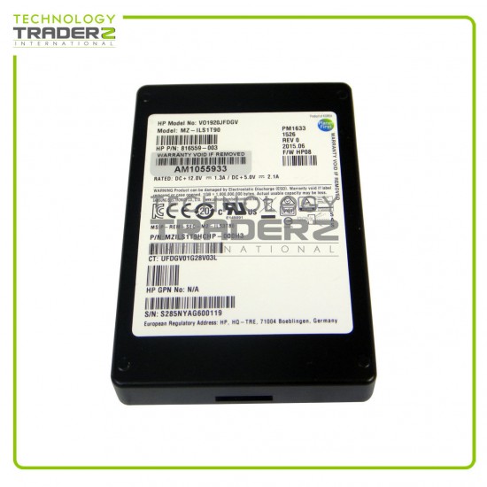 MZILS1T9HCHP‐00003 Samsung PM1633 1920GB SAS 3.0‐12Gb/s 2.5'' 15mm SFF‐8680 SSD