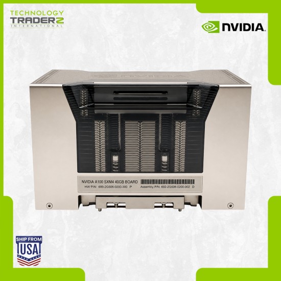 ** NVIDIA A100 40GB SXM4 Tensor Core GPU Module w/ Heatsink AI HPC **