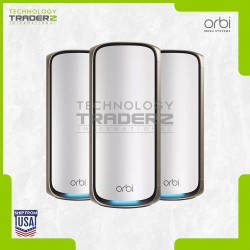 ** NETGEAR Orbi 970 Series BE27000 Wi-Fi 7 Whole Home Mesh 3-Pack RBE973S-100NAS