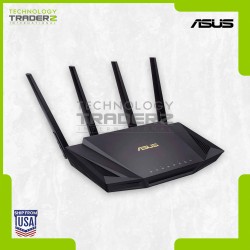 ** ASUS RT-AX3000 AX3000 Dual Band WiFi 6 Gigabit Wireless Router Black **