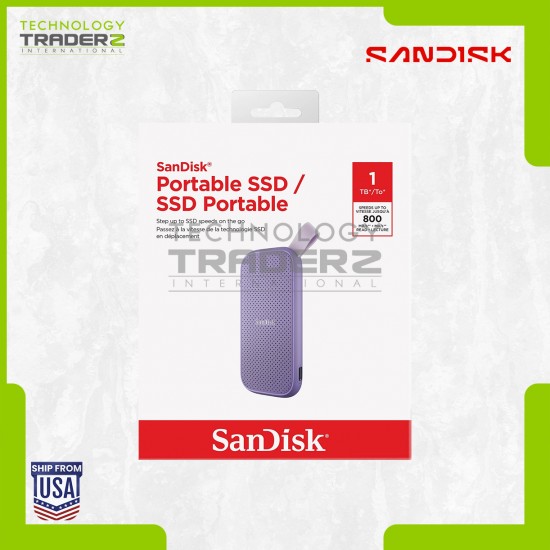 ** SanDisk 1TB Extreme USB-C USB 3.2 High-Speed External SSD SDSSDE29-1T00-AWL