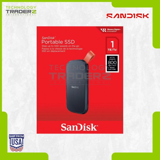 ** SanDisk E30 1TB Portable External SSD USB 3.2 800MB/s SDSSDE30-1T00-G26 **