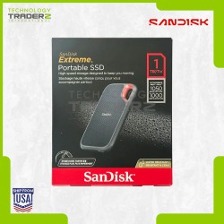 ** SanDisk Extreme Portable SSD 1TB, Up to 1050MB/s, IP65 SDSSDE61-1T00-G25 **