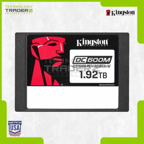 ** Kingston 1.92TB DC600M SATA 6Gb/s 2.5" SEDC600M/1920G Internal SSD **