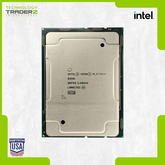 ** SRF9G Intel Xeon Platinum 8260L 24-Core 2.40GHz 36MB 165W Processor**