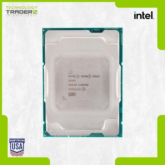 ** SRKXR Intel Xeon Gold 5315Y 3.2GHz 8 Core 12MB 11.2GT/s 140W Processor **