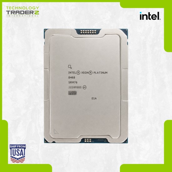 ** SRM76 Intel Xeon Platinum 8468 2.10GHz 48-Core 105MB 350W FCLGA4677 CPU **