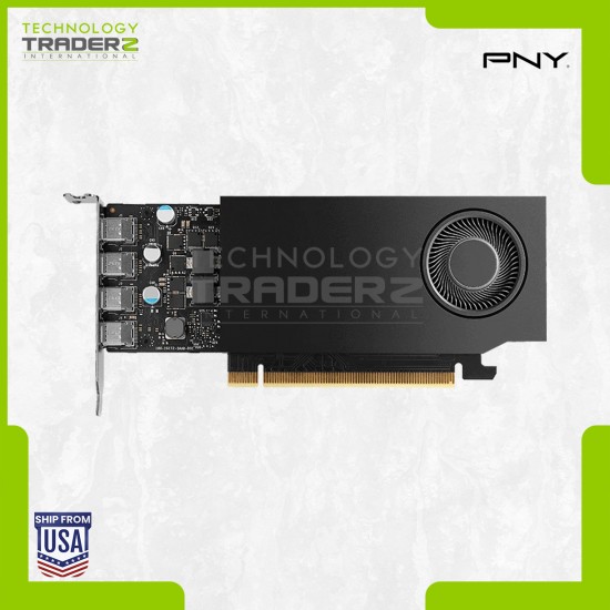 ** PNY A1000 8GB GDDR6 PCIe 4.0 x8 VCNRTXA1000ATX-PB 128-bit Video Card **