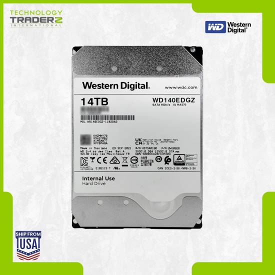 ** WD140EDGZ Western Digital 14TB 5400RPM SATA 6Gb/s 3.5" Hard Drive **