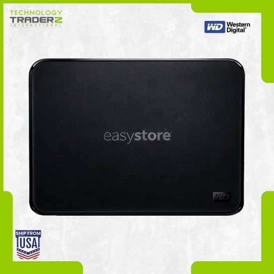 ** NEW Western Digital Easystore 5TB USB 3.2 Gen 1 External HDD WDBAJP0050BBK **