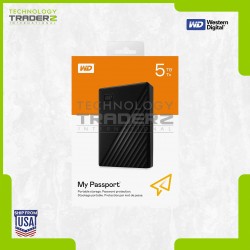 ** WD 5TB Portable External HDD 2.5" USB 3.2 Plug & Play WDBPKJ0050BBK-WESN **