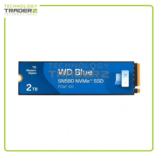 ** 0-Hours WDS200T3B0E WD Blue SN580 2TB PCI-E 4.0 x4 NVMe M.2 Internal SSD **