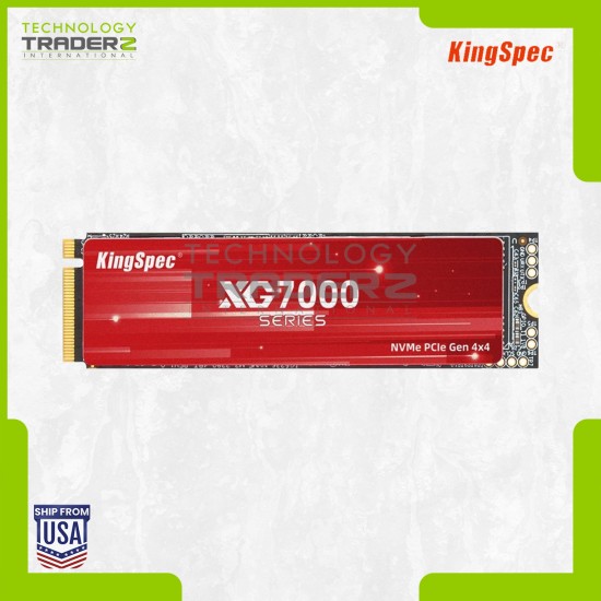 ** KingSpec XG 7000-1TB PCIe Gen4 x4 NVMe M.2 2280 SSD 7400MB/s Internal SSD **