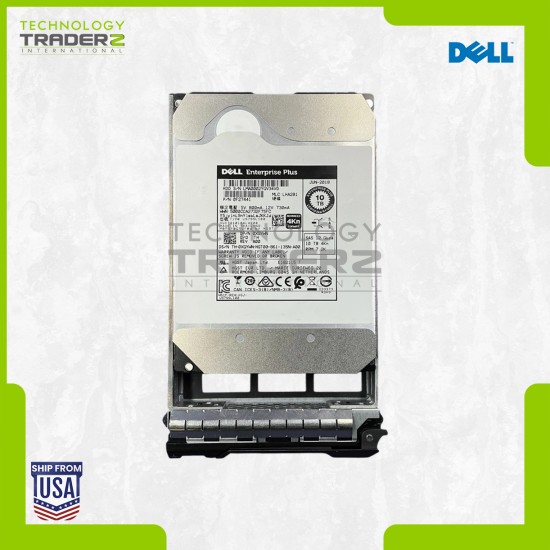 ** Dell XGYWN 10TB 12Gb SAS 7.2K RPM 3.5" Hot-Swap HDD 0XGYWN **