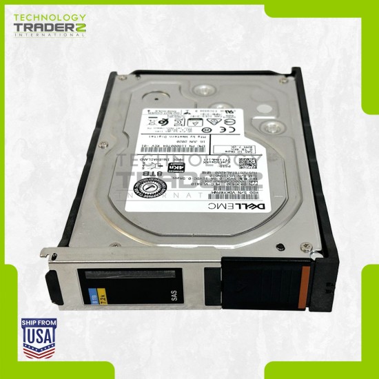 005053239 EMC 8TB 7.2K SAS 12Gbps 256MB 3.5" ECS HDD 100-564-424 W/ Interposer