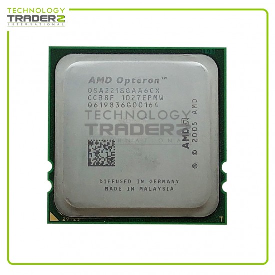 0SA2218GAA6CX AMD Opteron 2218 Dual-Core 2.60GHz 1MB 95W Processor ***Pulled***