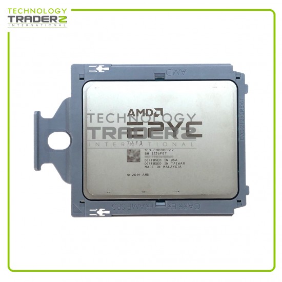 100-000000317 AMD EPYC Milan 74F3 24-Core 3.2GHz 240W 256MB Processor *Unlocked* 100-000000317 AMD EPYC Milan 74F3 24-Core 3.2GHz 240W 256MB Processor *Unlocked*