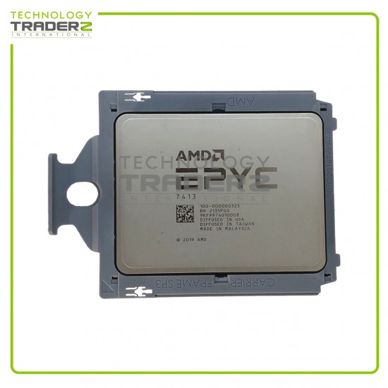 LOT OF 4 100-000000323 AMD EPYC 7413 24-Core 2.65GHz 128M 180W Processor