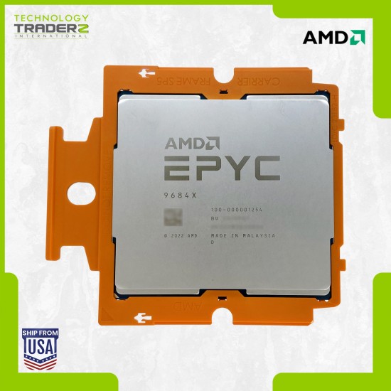 100-000001254 AMD EPYC 9684X 96-Core 2.55GHz 1152M 400W Processor **UNLOCKED**