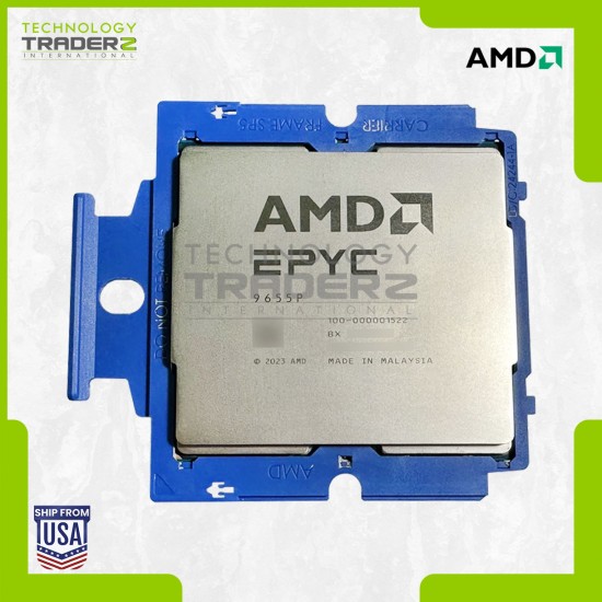 100-000001522 AMD EPYC 9655P 96-Core 2.60GHz SP5 384MB 400W Processor *UNLOCKED*