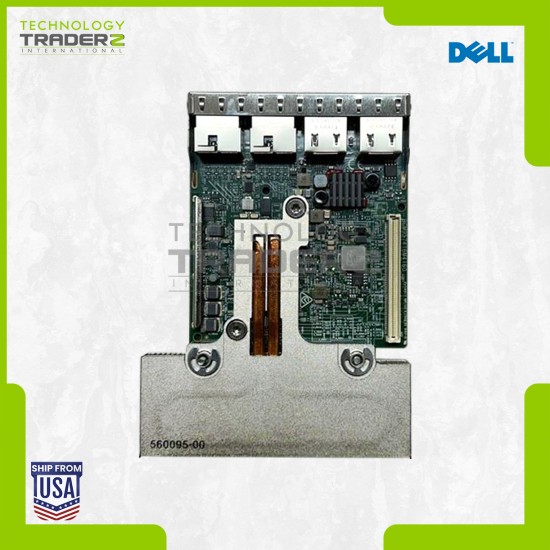 1224N Dell Broadcom 57416 2x10GBe SFP 2x1GBe RJ45 Network Daughter Card 01224N