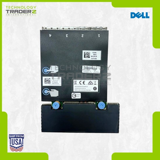 1224N Dell Broadcom 57416 2x10GBe SFP 2x1GBe RJ45 Network Daughter Card 01224N