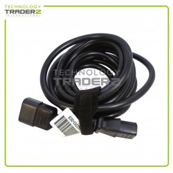 LOT OF 6 142263-003 HP-Compaq 10" IEC-320 Black Power Cord extension
