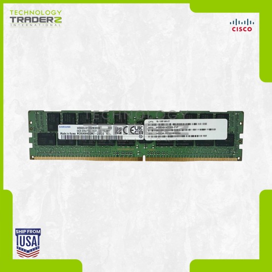 15-106198-01 Cisco 64GB PC4-23400 DDR4-2933MHz ECC 4DRx4 Memory M386A8K40DM2-CVF