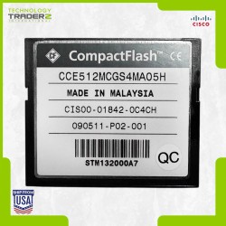 16-3309-01 Cisco CompactFlash 512MB Flash Card **Pulled**