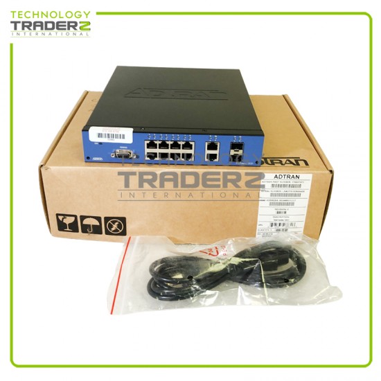 1700570F1 Adtran Netvanta 1531 12-Port Managed Gigabit Ethernet Switch ***NOB***