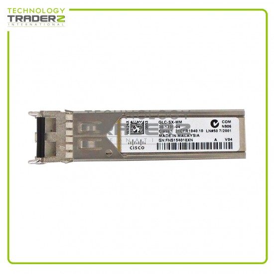 Lot Of 5 30-1301-04 Cisco 1.25G 1000Base-SX MMF Duplex LC Connector 550m 850nm SFP Transceiver GLC-SX-MM