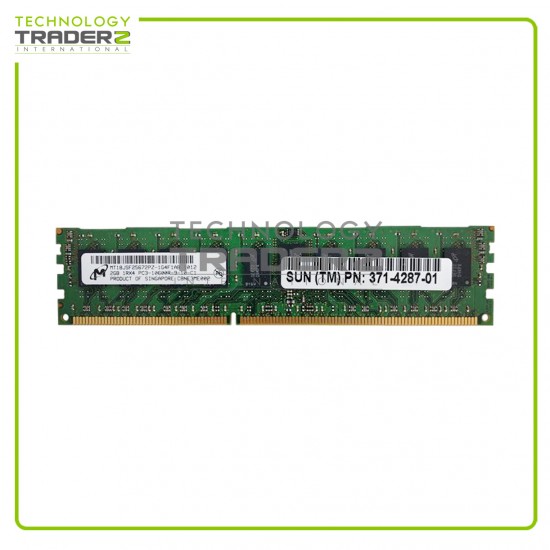 LOT OF 2 371-4287-01 Sun 2GB PC3-10600 DDR3-1333MH ECC Memory MT18JSF25672PZ-1G4