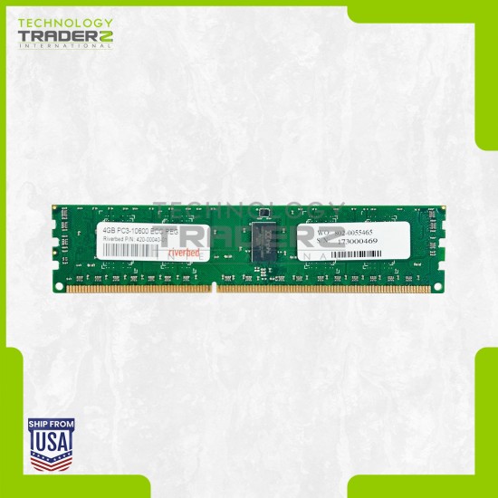 420-00040-01 Riverbed 4GB PC3-10600 DDR3-1333MHz ECC REG Dual Rank Memory Module