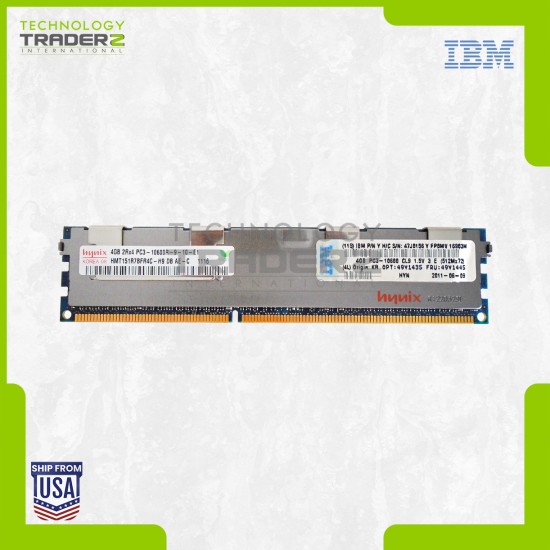 LOT OF 39 43X5047 IBM 4GB PC3-10600 DDR3-1333MHz 2Rx4 Memory 44Y1483 44Y1493