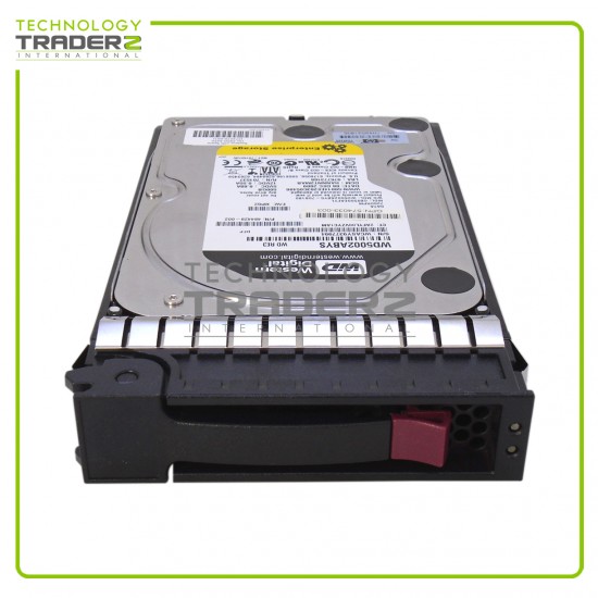 484429-002 HP 500GB 7.2K SATA MDL 3G 3.5" Hard Drive 458928-B21 W/ Blank Tray