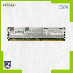LOT OF 2 46C7423 IBM 4GB PC2-5300F DDR2-667MHz ECC 4Rx8 RAM HYMP151F72CP8D5-Y5