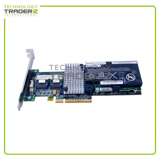 46M0851 IBM ServeRAID M5015 6Gbps SAS/SATA PCI-E RAID Controller W-1x 43W4342