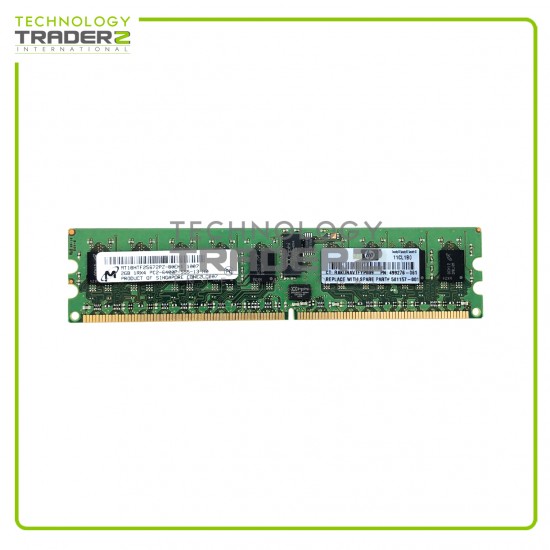 497765-b21 HP 4GB (2 X 2GB) PC2-6400 REG Memory Kit 499276-061 501157-001